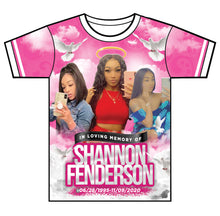 Load image into Gallery viewer, "Pink Skies" Custom Designed Memorial 3D shirt