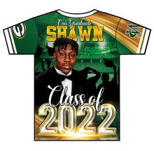 Load image into Gallery viewer, "Shawn Norton" Custom Designed Graduation 3D shirt