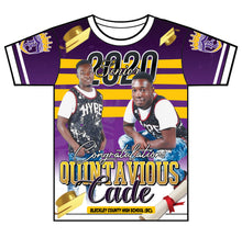 Load image into Gallery viewer, "Stripes" Custom Designed Graduation 3D shirt