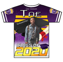 Load image into Gallery viewer, "Stripes" Custom Designed Graduation 3D shirt