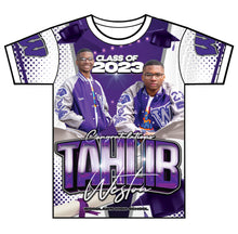 Load image into Gallery viewer, "Tahlib" Custom Designed Graduation 3D shirt