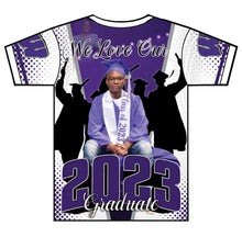 Load image into Gallery viewer, "Tahlib" Custom Designed Graduation 3D shirt