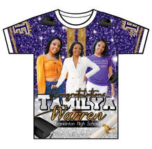 Load image into Gallery viewer, "Tamilya" Custom Designed Graduation 3D shirt