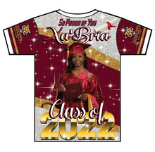 Load image into Gallery viewer, "Terrica" Custom Designed Graduation 3D shirt