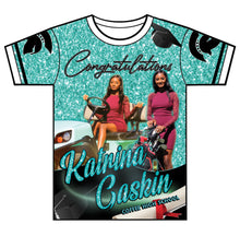 Load image into Gallery viewer, "Tiffany's" Custom Designed Graduation 3D shirt