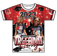 Load image into Gallery viewer, "Trefanni" Custom Designed Graduation 3D shirt