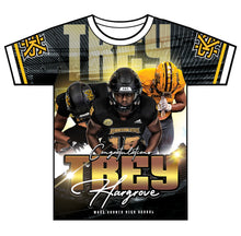 Load image into Gallery viewer, "T. Hargrove" Custom Designed Graduation 3D shirt