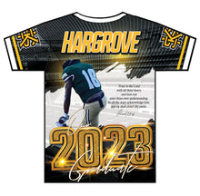 Load image into Gallery viewer, "T. Hargrove" Custom Designed Graduation 3D shirt
