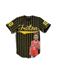 Load image into Gallery viewer, "Striped" Custom Designed Birthday 3D Baseball Jersey