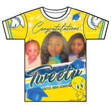 Load image into Gallery viewer, "Tweety" Custom Designed Graduation 3D shirt