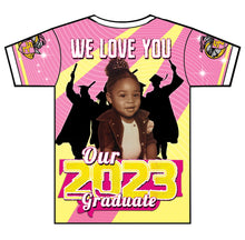 Load image into Gallery viewer, "Zariah" Custom Designed Graduation 3D shirt