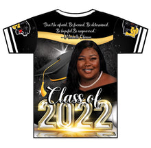 Load image into Gallery viewer, "Zykhia" Custom Designed Graduation 3D shirt