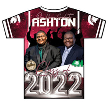 Load image into Gallery viewer, "Ashton" Custom Designed Graduation 3D shirt