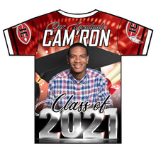 Load image into Gallery viewer, "Cam'Ron Moye" Custom Designed Graduation 3D shirt