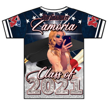 Load image into Gallery viewer, "Zamoria" Custom Designed Graduation 3D shirt