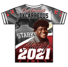 Load image into Gallery viewer, "Zycarreous" Custom Designed Graduation 3D shirt