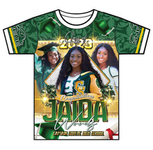 Load image into Gallery viewer, "J. Woods" Custom Designed Graduation 3D shirt