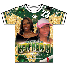 Load image into Gallery viewer, "Ken'Naria" Custom Designed Graduation 3D shirt