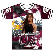 Load image into Gallery viewer, "With Honors" Custom Designed Graduation 3D shirt