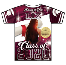 Load image into Gallery viewer, "With Honors" Custom Designed Graduation 3D shirt