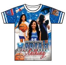 Load image into Gallery viewer, "Mariah" Custom Designed Graduation 3D shirt