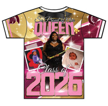 Load image into Gallery viewer, “Alacia” Custom Designed 3D Graduation shirt
