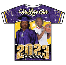 Load image into Gallery viewer, &quot;Anwarneese&quot; Custom Designed Graduation 3D shirt

