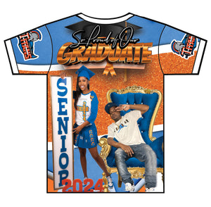 "Azariah" Custom Designed Graduation 3D shirt