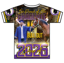 Load image into Gallery viewer, “Caleb” Custom Designed 3D Graduation shirt
