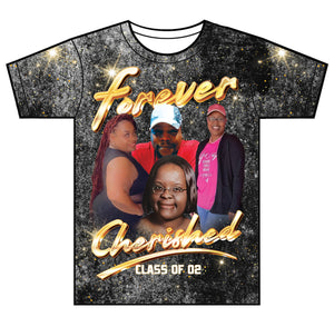 "Class of 02 Acid Wash" Custom Designed Class Reunion 3D shirt