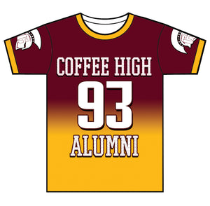 "Coffee High 93 Homecoming" Custom Designed Class Reunion 3D shirt