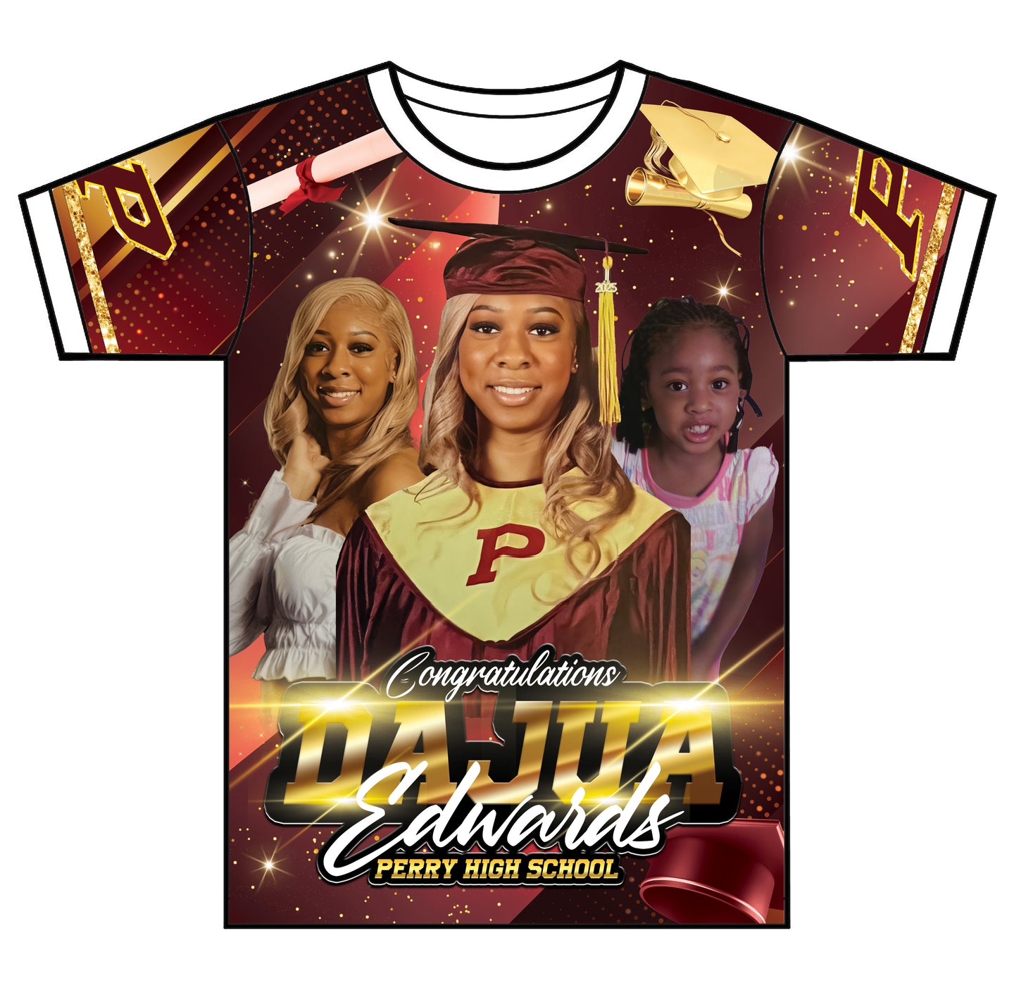 “Dajua” Custom Designed Graduation shirt