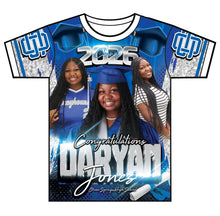 Load image into Gallery viewer, “Daryan” Custom Designed 3D Graduation shirt
