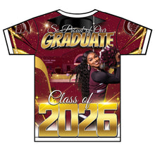 Load image into Gallery viewer, “De'Jayla” Custom Designed 3D Graduation shirt
