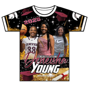 “Deneisha” Custom Designed Graduation shirt