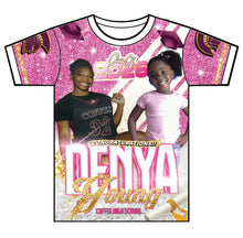 Load image into Gallery viewer, “Denya” Custom Designed 3D Graduation shirt
