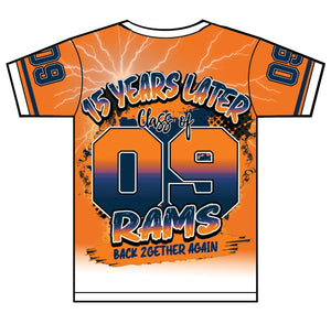 "Francis Marion Class of 09" Custom Designed Class Reunion 3D shirt