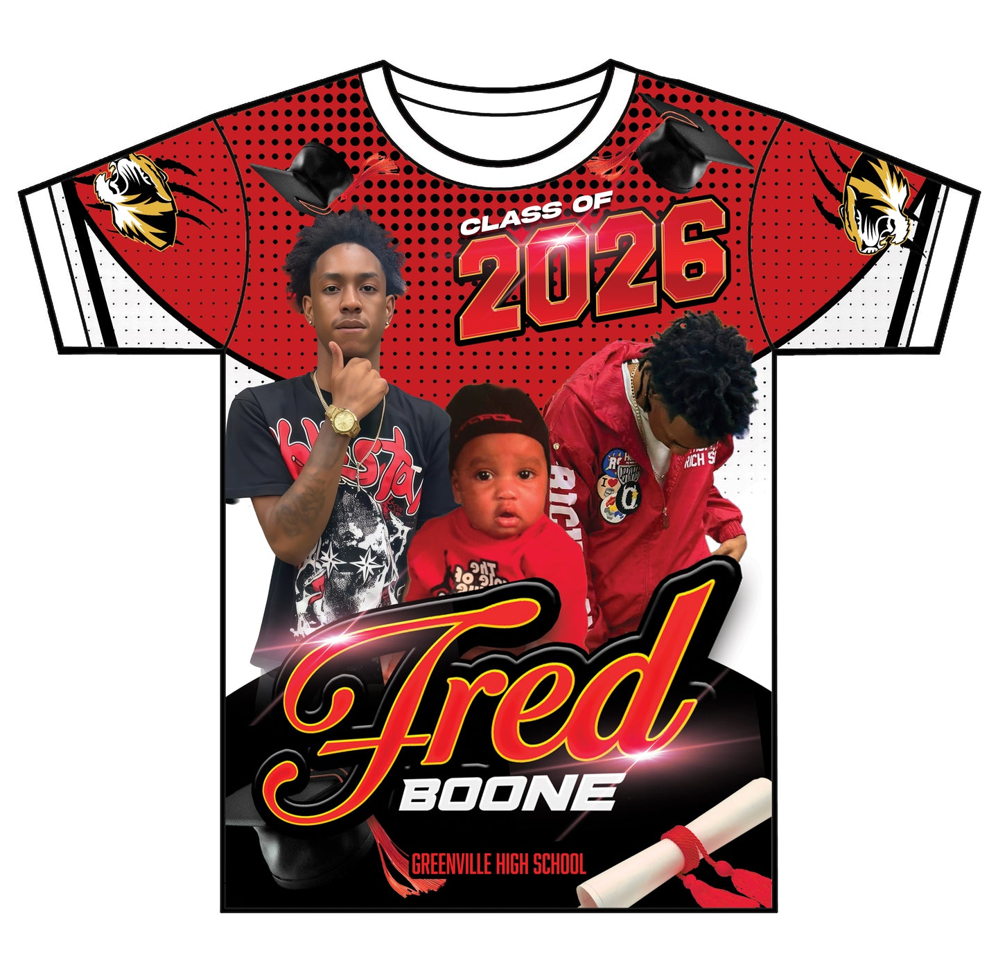 “Boone” Custom Designed Graduation shirt – BlessedByWes