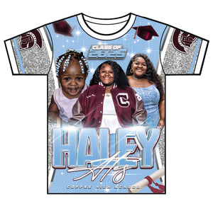 “Haley” Custom Designed Graduation shirt