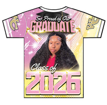 Load image into Gallery viewer, “Heaven” Custom Designed 3D Graduation shirt
