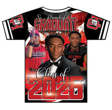 Load image into Gallery viewer, “Jacob” Custom Designed 3D Graduation shirt
