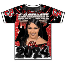 Load image into Gallery viewer, &quot;Jakaylynn&quot; Custom Designed Graduation 3D shirt
