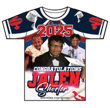 Load image into Gallery viewer, “Jalen” Custom Designed Graduation shirt

