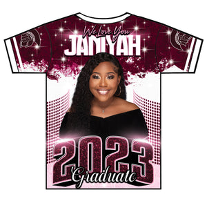 "Carson" Custom Designed Graduation 3D shirt