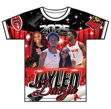 Load image into Gallery viewer, “Jaylen and Daezja” Custom Designed Graduation shirt
