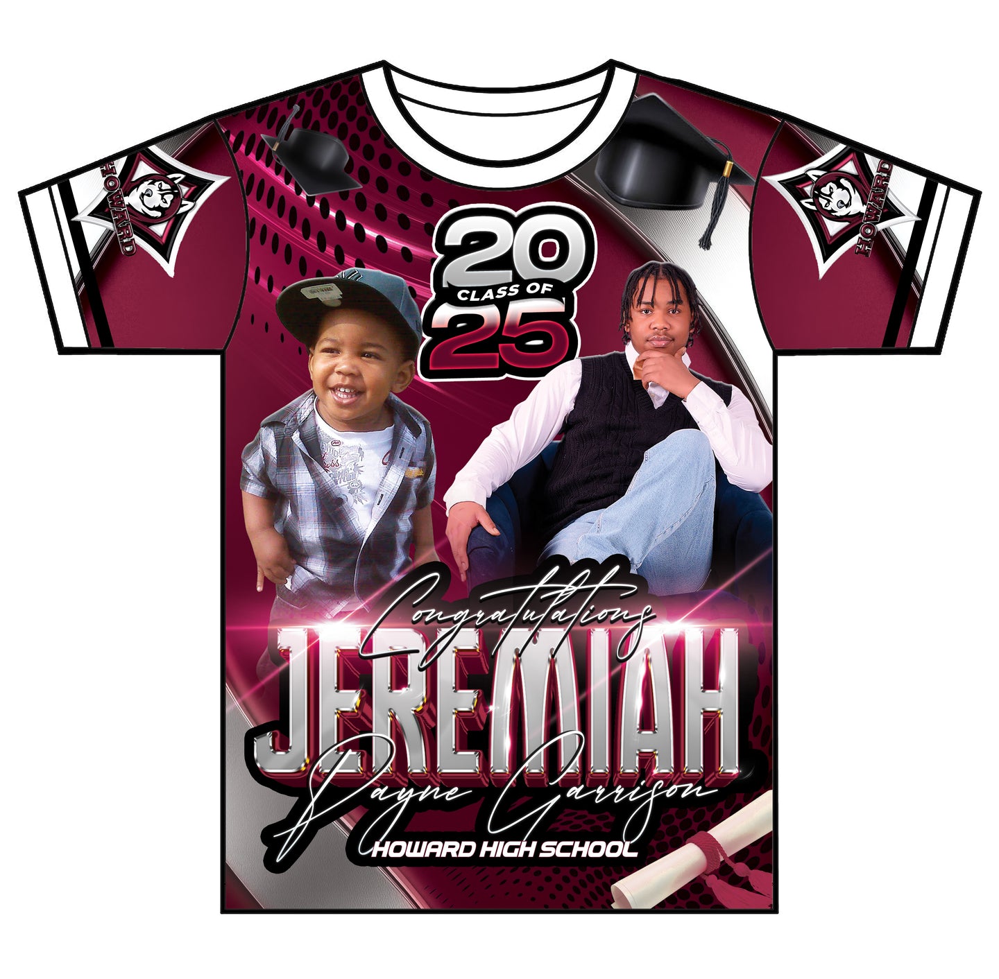 “Jeremiah” Custom Designed Graduation shirt