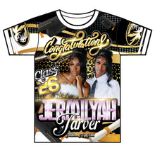 Load image into Gallery viewer, “Jermilyah” Custom Designed 3D Graduation shirt
