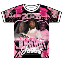 Load image into Gallery viewer, “Jordan Jenkins” Custom Designed 3D Graduation shirt

