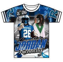 Load image into Gallery viewer, “Jordan K” Custom Designed 3D Graduation shirt

