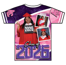 Load image into Gallery viewer, “Kaleeah” Custom Designed 3D Graduation shirt
